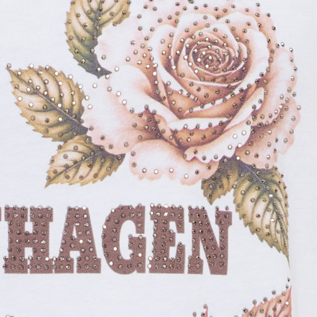 MARTA DU CHATEAU Marta du Chateau dam T-shirt MdcMarie 1535 T-shirt White Copenhagen