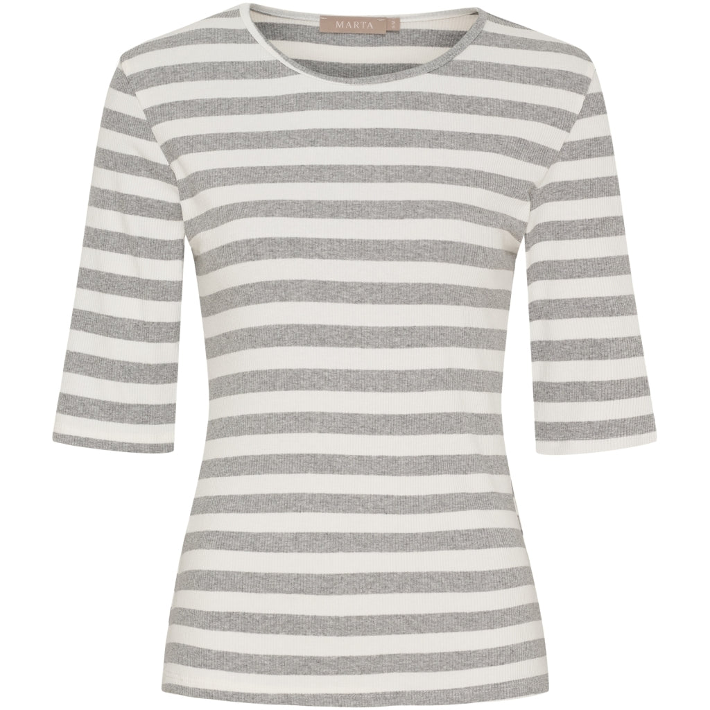 MARTA DU CHATEAU Marta du Chateau dam T-shirt MdcNena 7524 T-shirt Melange10