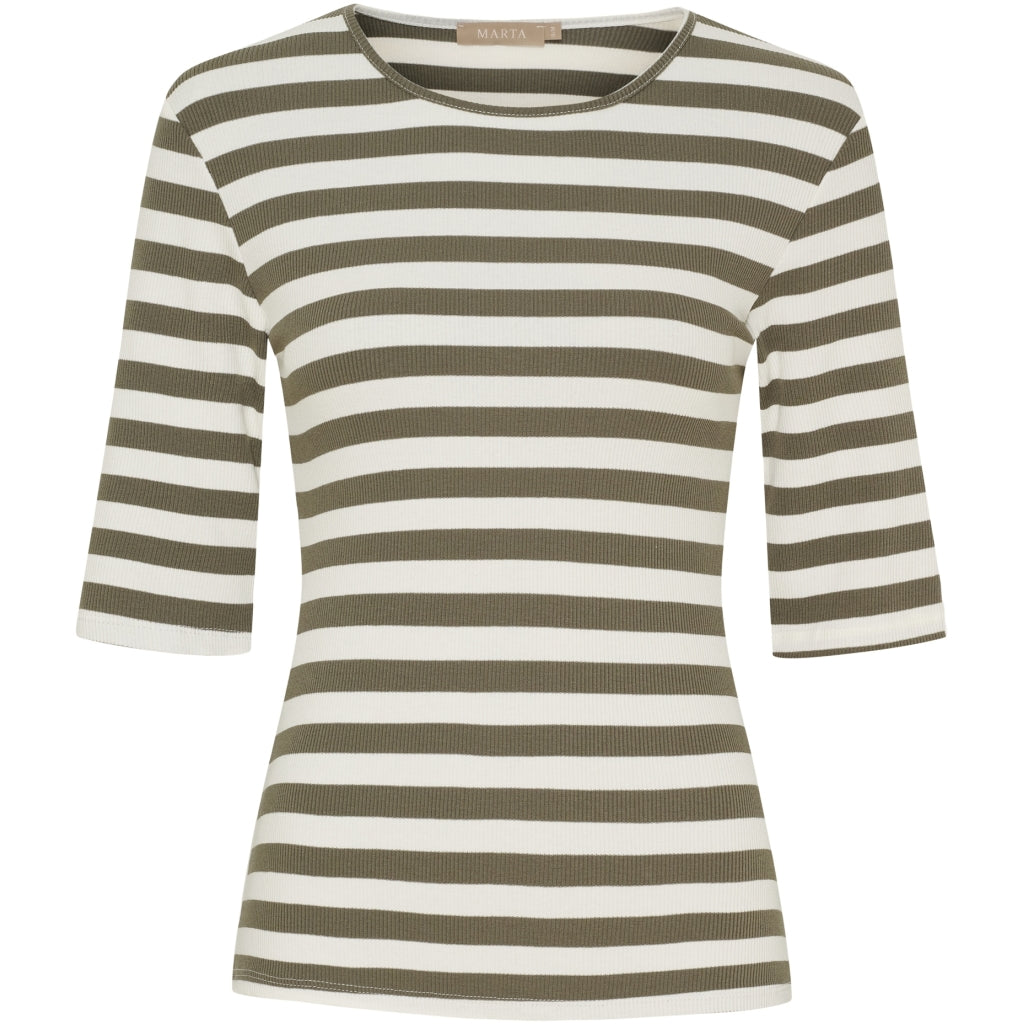 MARTA DU CHATEAU Marta du Chateau dam T-shirt MdcNena 7524 T-shirt Olivia