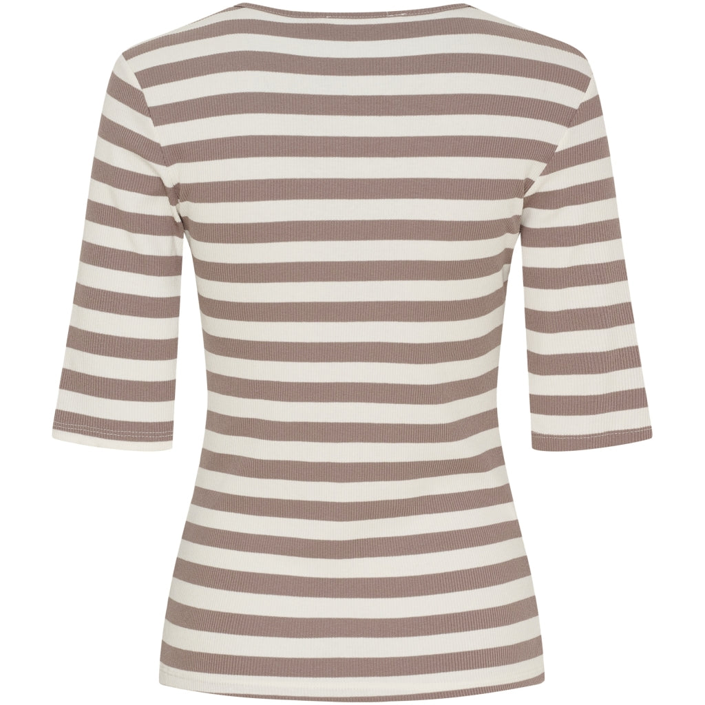 MARTA DU CHATEAU Marta du Chateau dam T-shirt MdcNena 7524 T-shirt Tortora