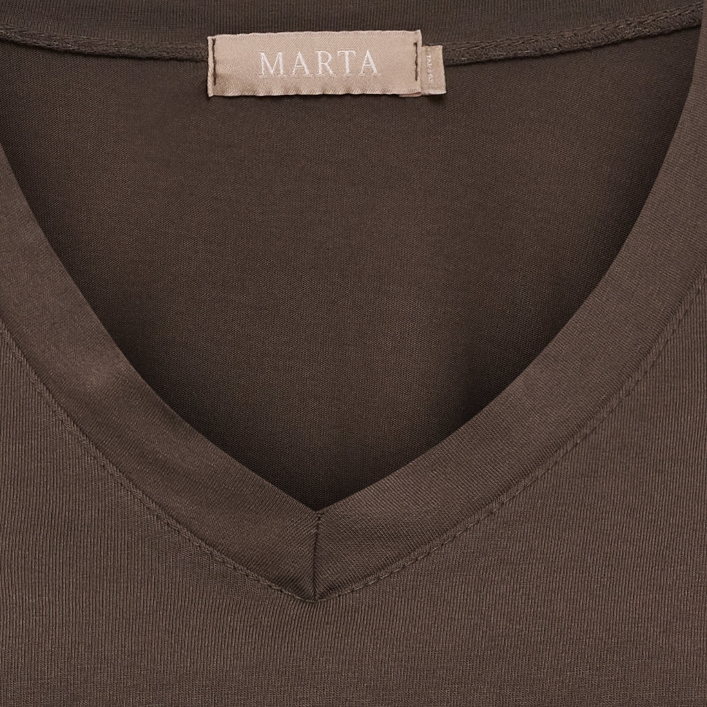 MARTA DU CHATEAU Marta du Chateau dam T-shirt MdcSabela 26100 T-shirt Moro