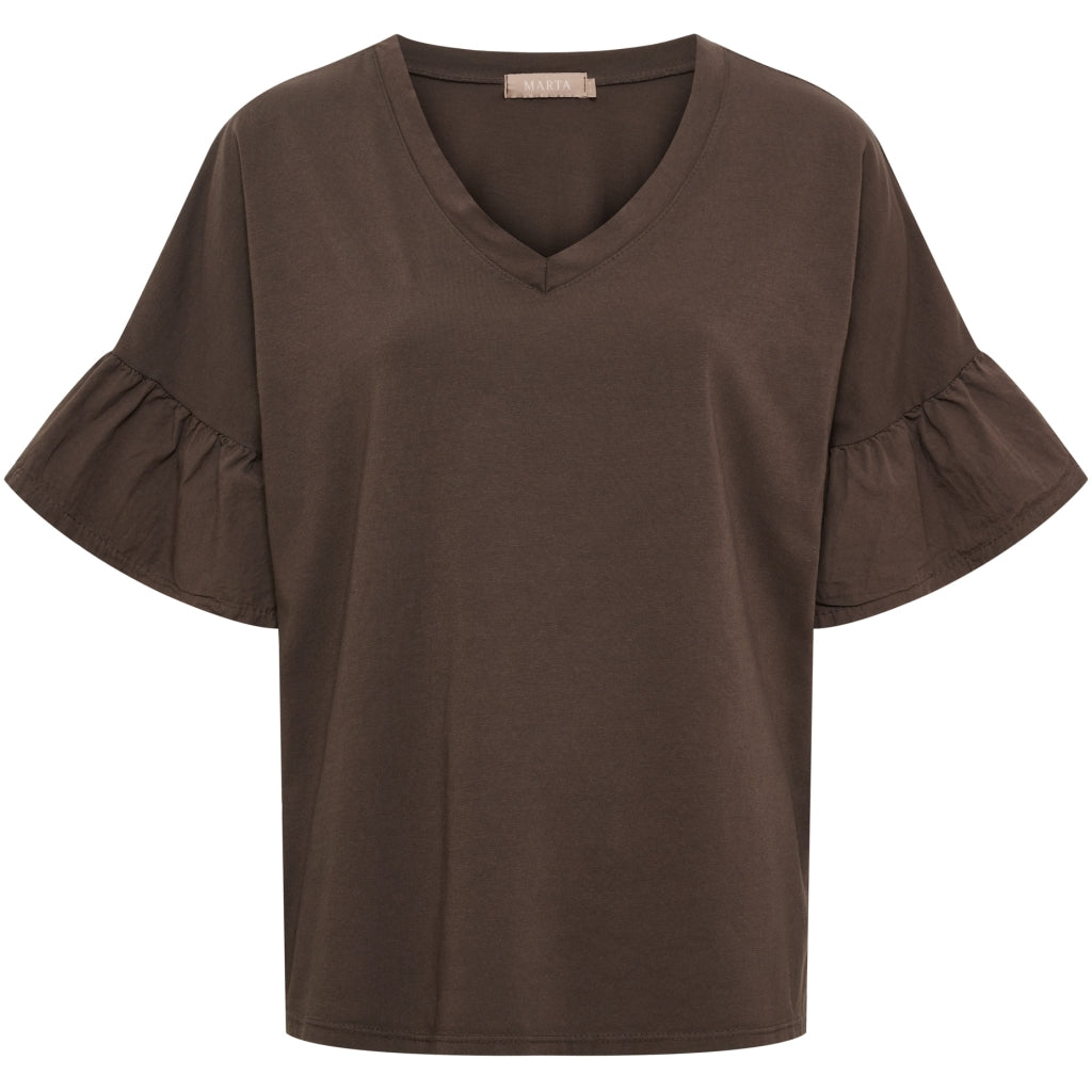 MARTA DU CHATEAU Marta du Chateau dam T-shirt MdcSabela 26100 T-shirt Moro