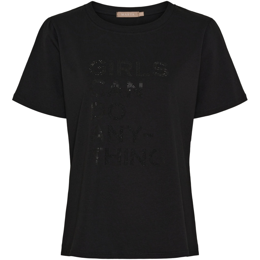 MARTA DU CHATEAU Marta du Chateau dam T-shirt MdcSunshine 38188M T-shirt Black