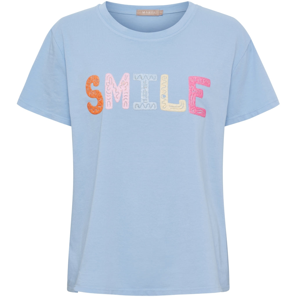MARTA DU CHATEAU Marta du Chateau dam T-shirt MdcVespera 22585 T-shirt Lightblue