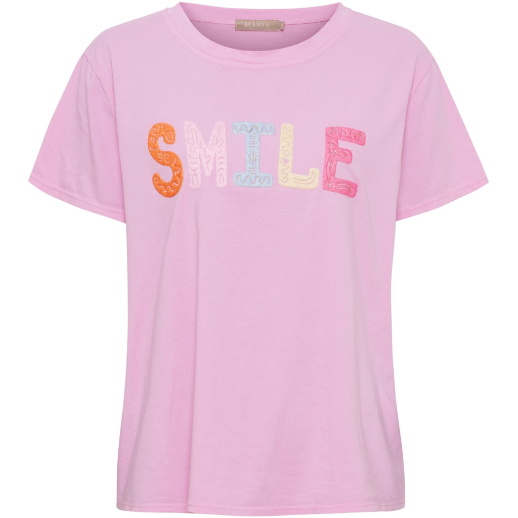 MARTA DU CHATEAU Marta du Chateau dam T-shirt MdcVespera 22585 T-shirt Pink