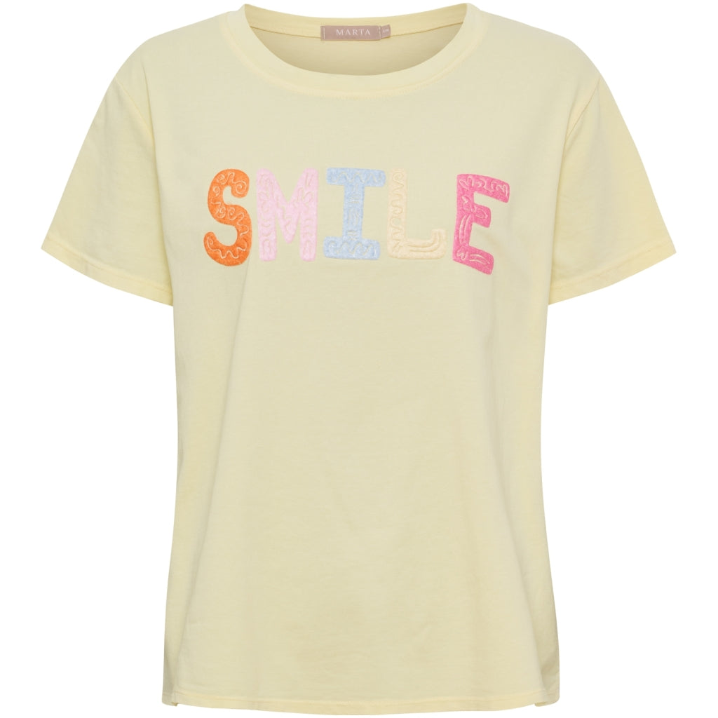 MARTA DU CHATEAU Marta du Chateau dam T-shirt MdcVespera 22585 T-shirt Yellow