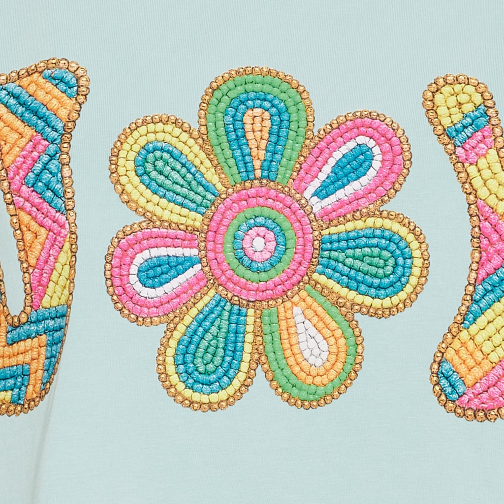 MARTA DU CHATEAU Marta du Chateau dam T-shirt MdcVilja 23049Joy T-shirt Aqua