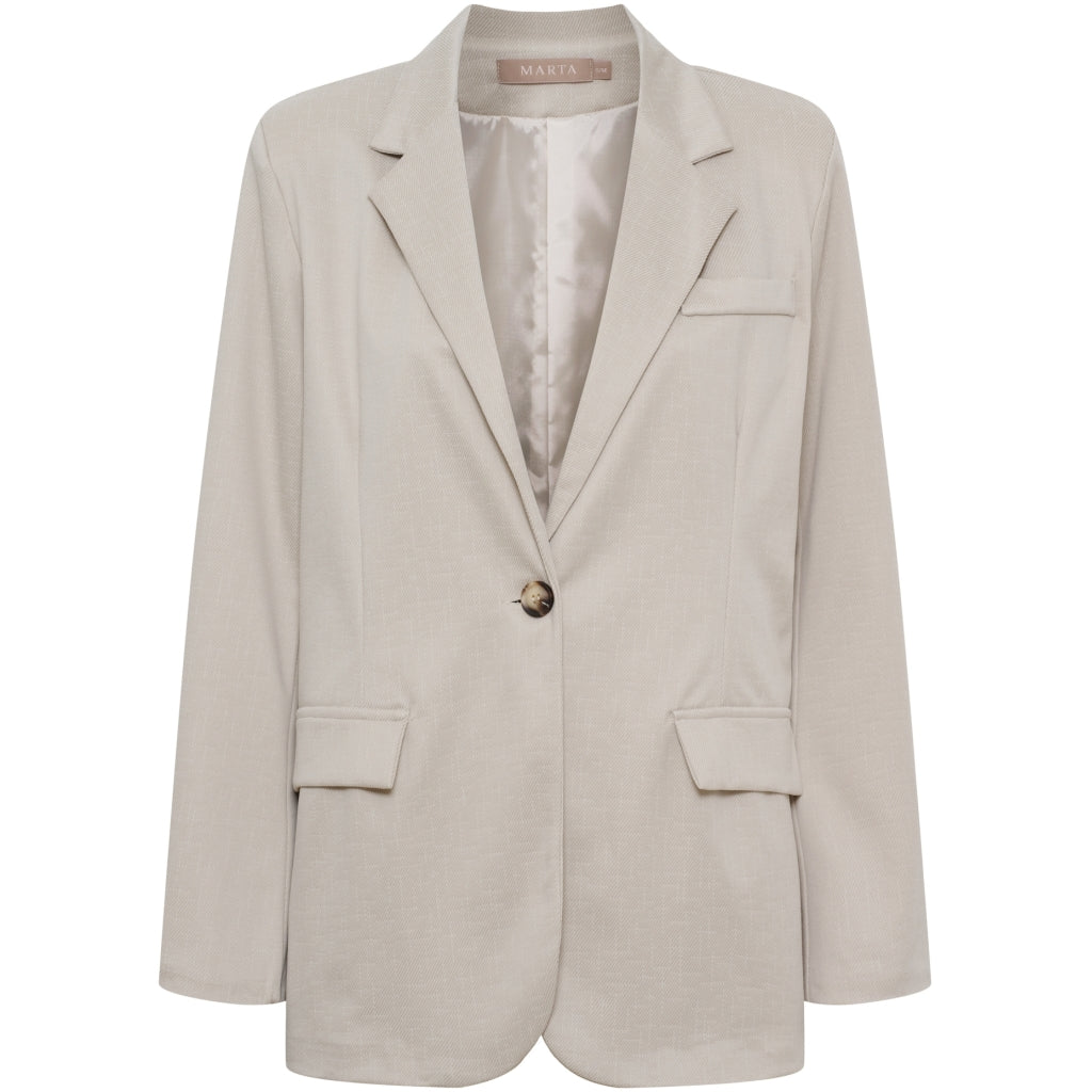 MARTA DU CHATEAU Marta du Chateau dam blazer MdcAnela 15502A Blazer Beige
