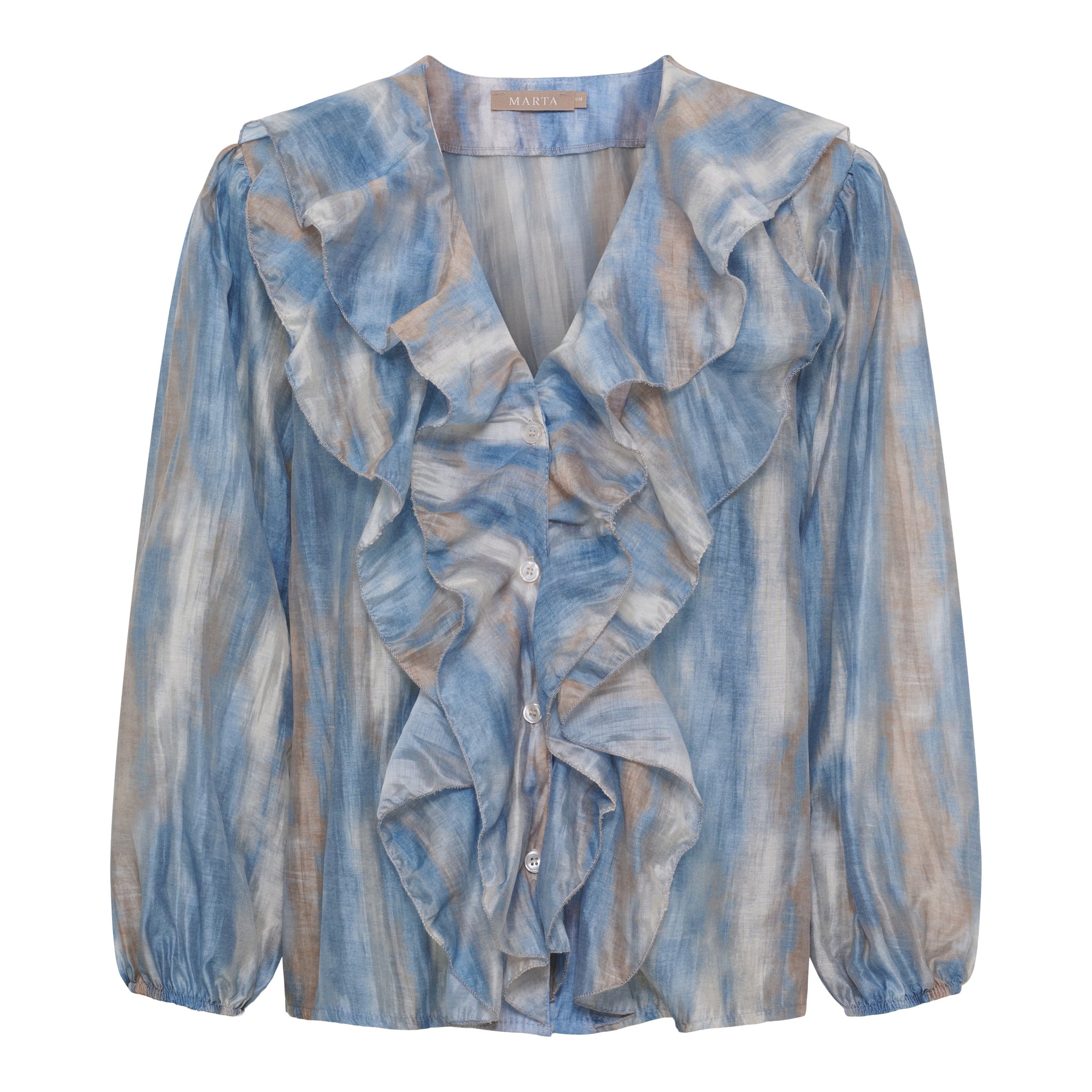 MARTA DU CHATEAU Marta du Chateau dam blus MdcAlena 8108 Shirt JeansGA7884n