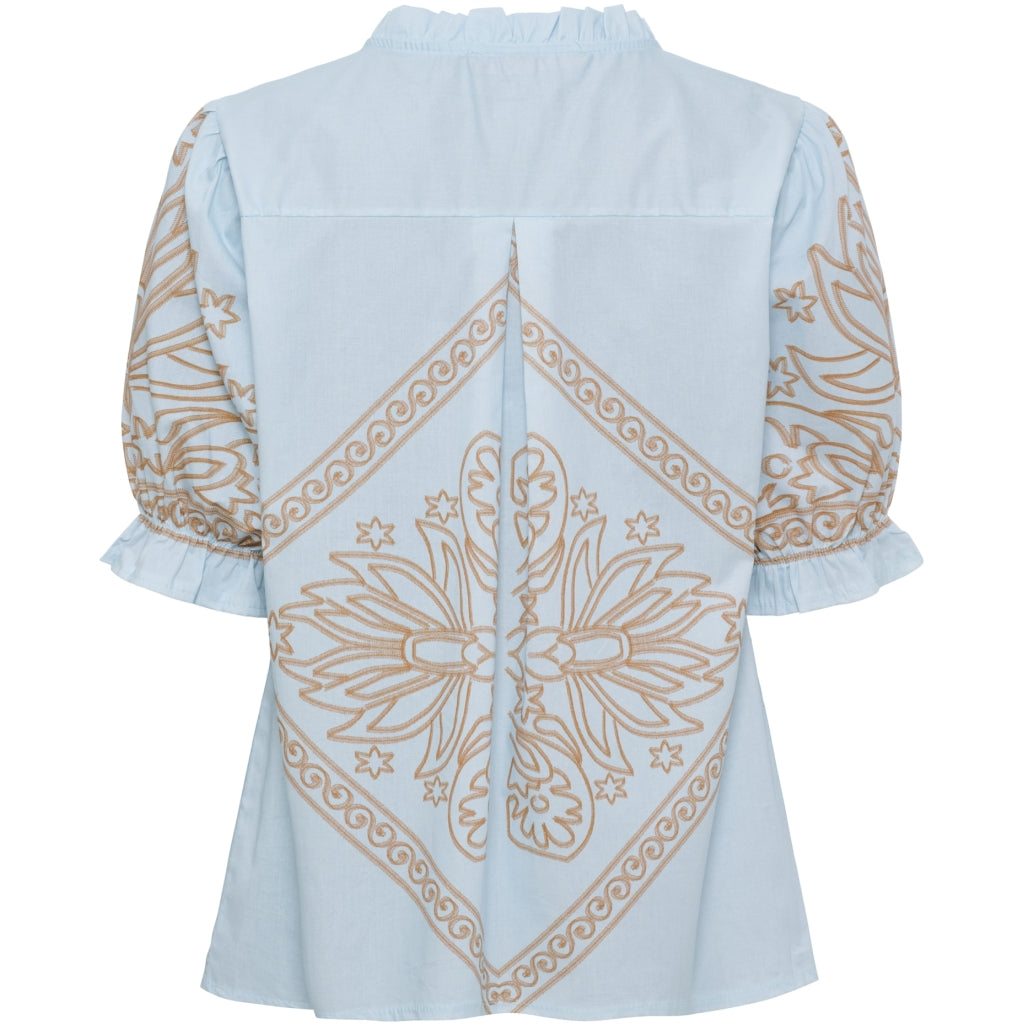 MARTA DU CHATEAU Marta du Chateau dam blus MdcAnabella 8119 Shirt Celeste6975tpg