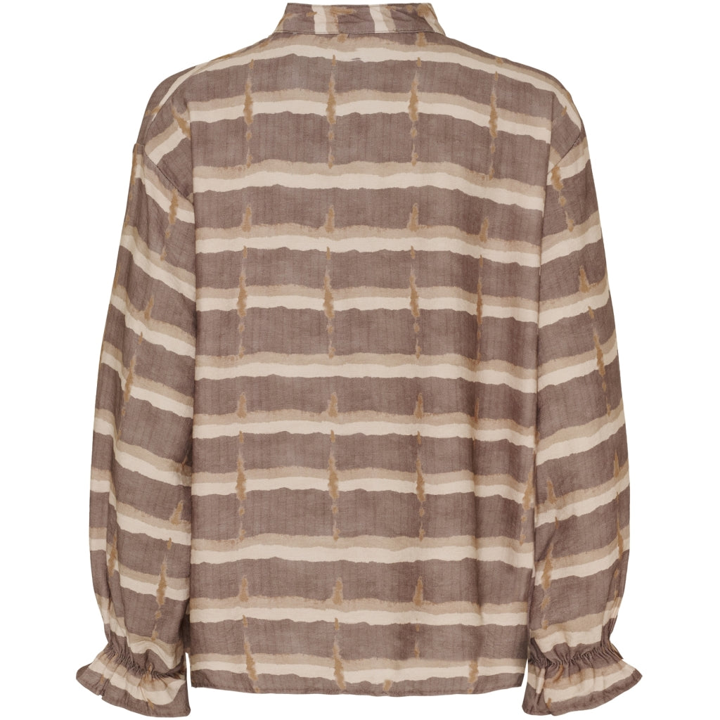 MARTA DU CHATEAU Marta du Chateau dam blus MdcAspen 7704 Shirt Fango