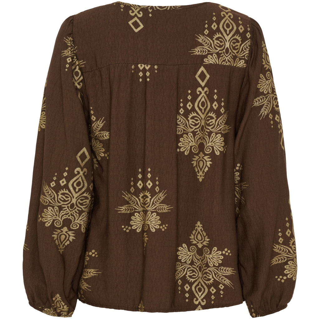 MARTA DU CHATEAU Marta du Chateau dam blus MdcBayleaf 7705 Shirt Moro30