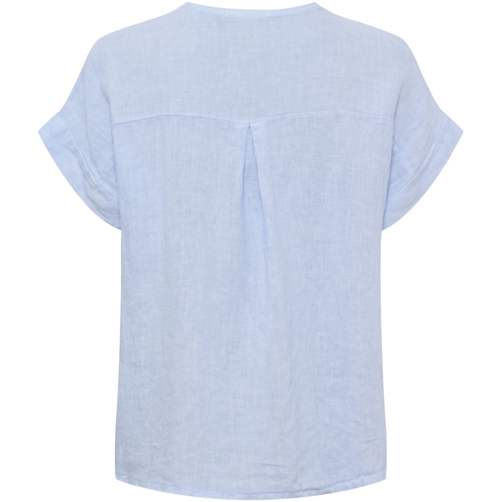 MARTA DU CHATEAU Marta du Chateau dam blus MdcBellissima 86520 Blouse Cielo