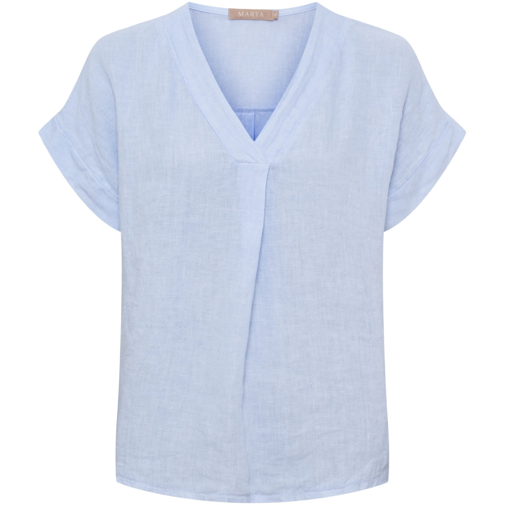 MARTA DU CHATEAU Marta du Chateau dam blus MdcBellissima 86520 Blouse Cielo