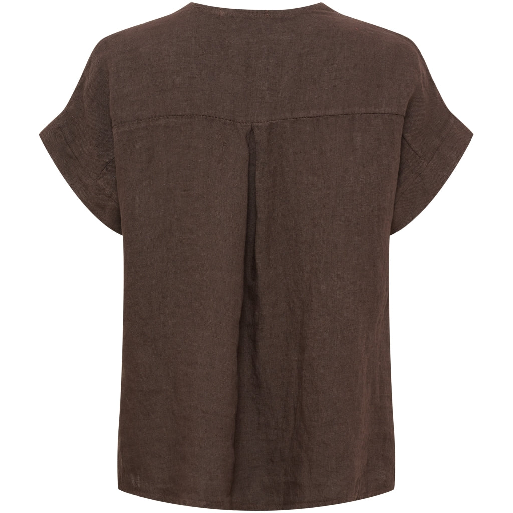 MARTA DU CHATEAU Marta du Chateau dam blus MdcBellissima 86520 Blouse Mocca