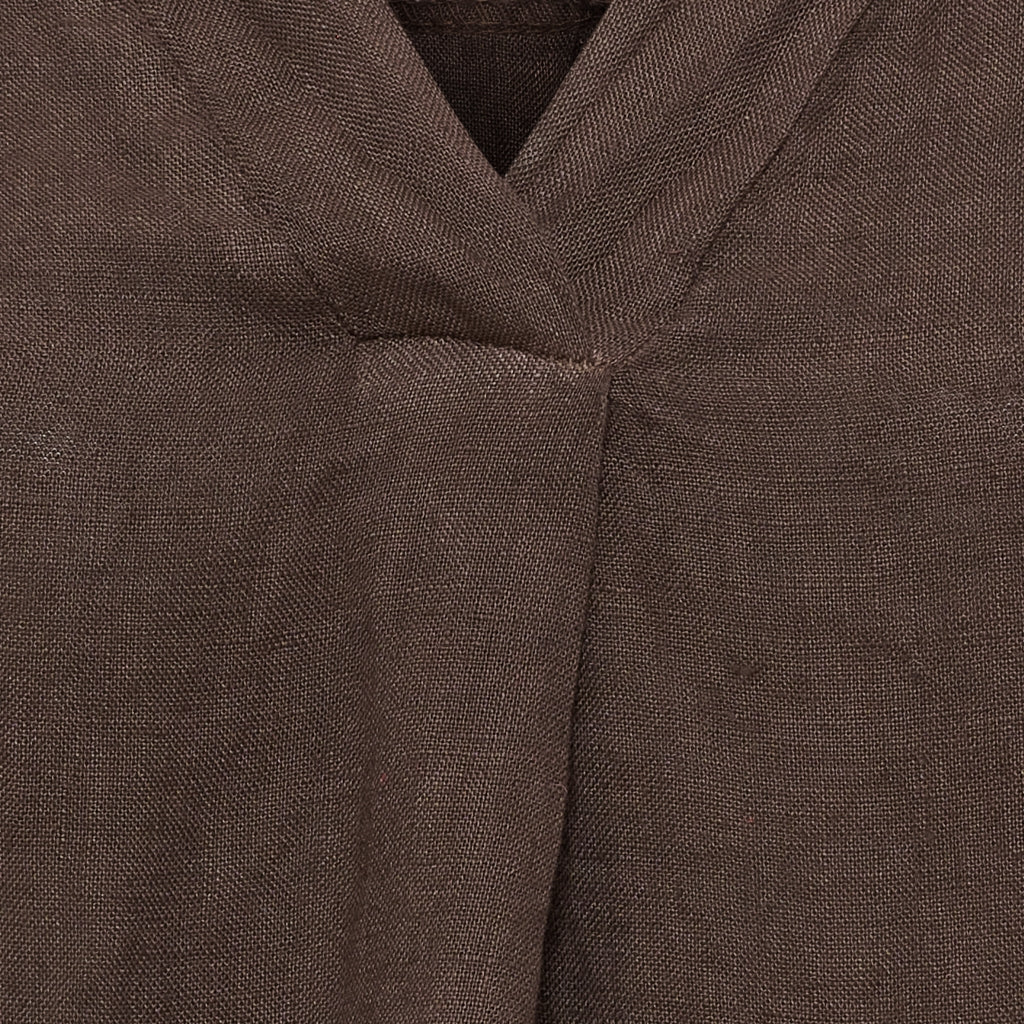 MARTA DU CHATEAU Marta du Chateau dam blus MdcBellissima 86520 Blouse Mocca