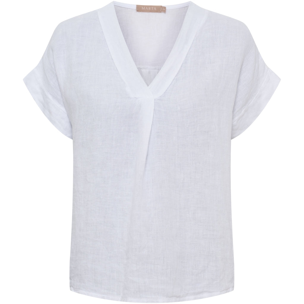 MARTA DU CHATEAU Marta du Chateau dam blus MdcBellissima 86520 Blouse White