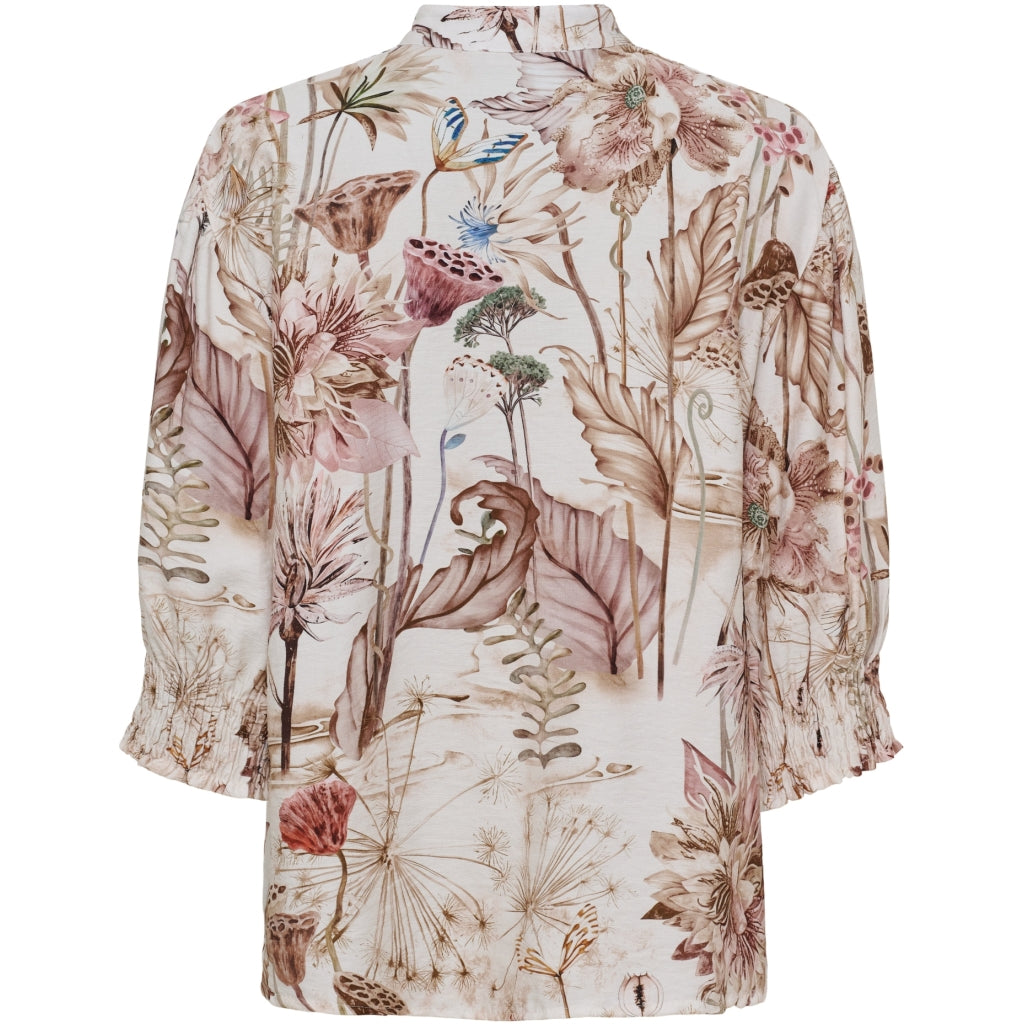 MARTA DU CHATEAU Marta du Chateau dam blus MdcCharlie 6892 Shirt BeigeXPA5021