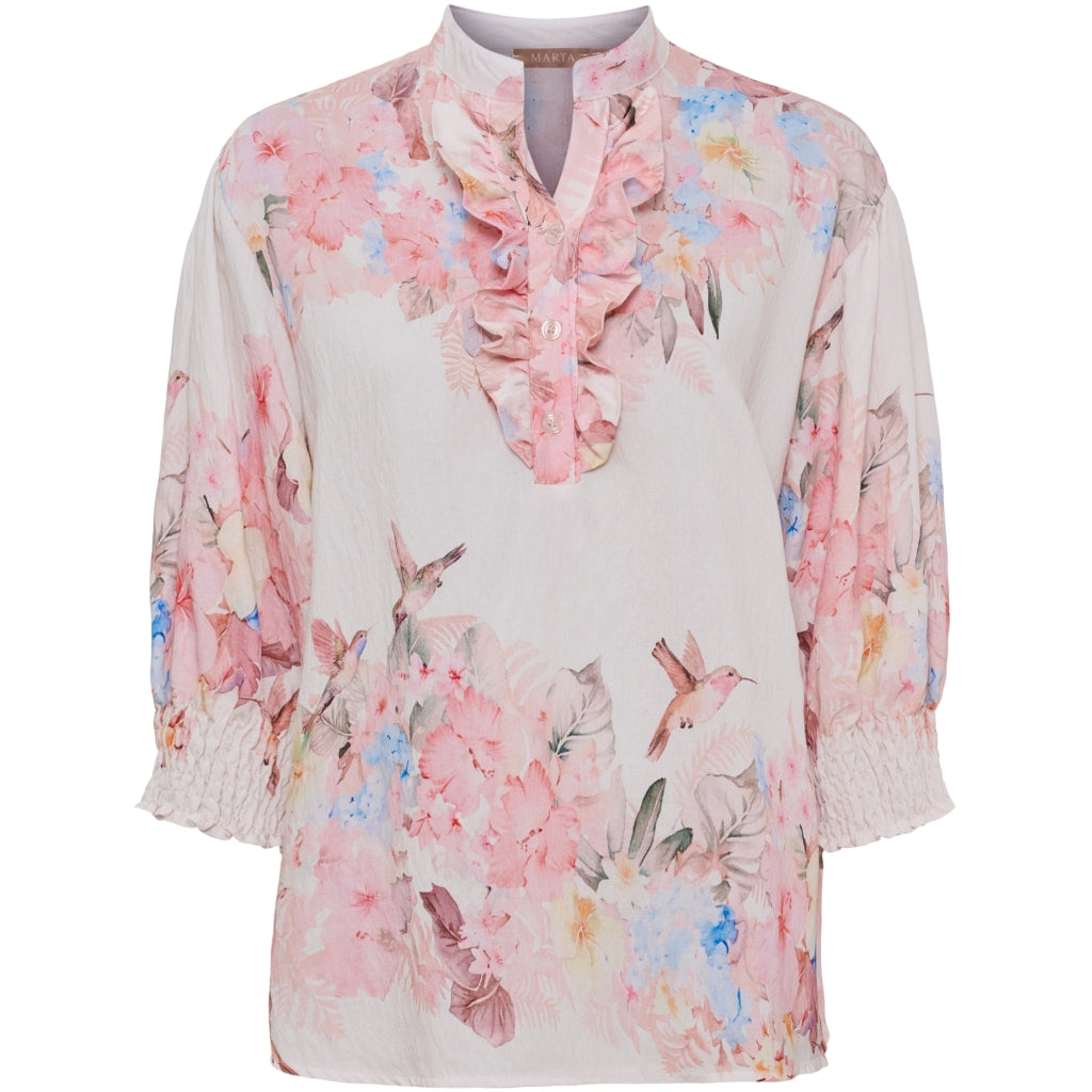 MARTA DU CHATEAU Marta du Chateau dam blus MdcCharlie 6892 Shirt Rosa6198tpg