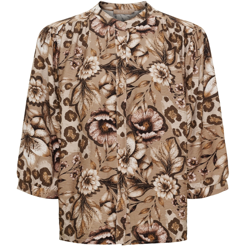 MARTA DU CHATEAU Marta du Chateau dam blus MdcDestiny 8044 Blouse Camello1948ppg