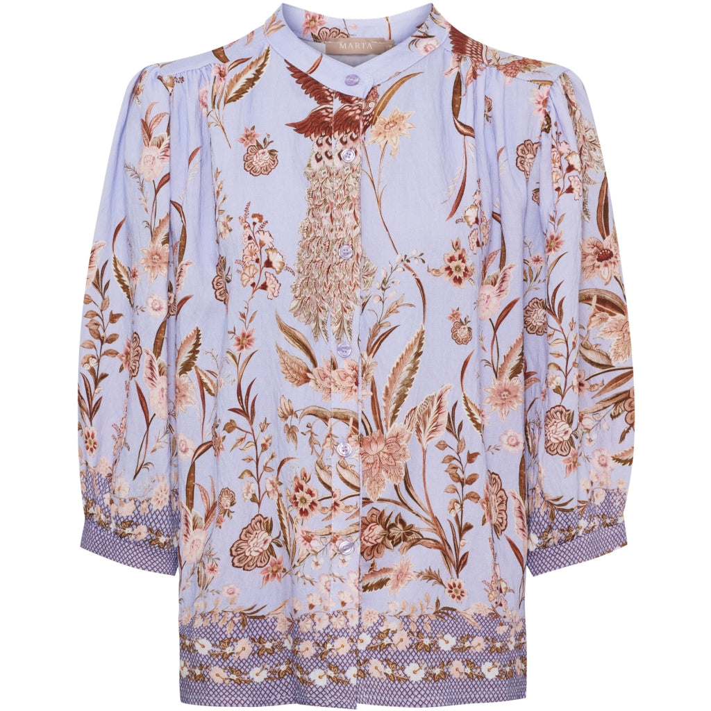 MARTA DU CHATEAU Marta du Chateau dam blus MdcDestiny 8044 Blouse Celeste3142tps