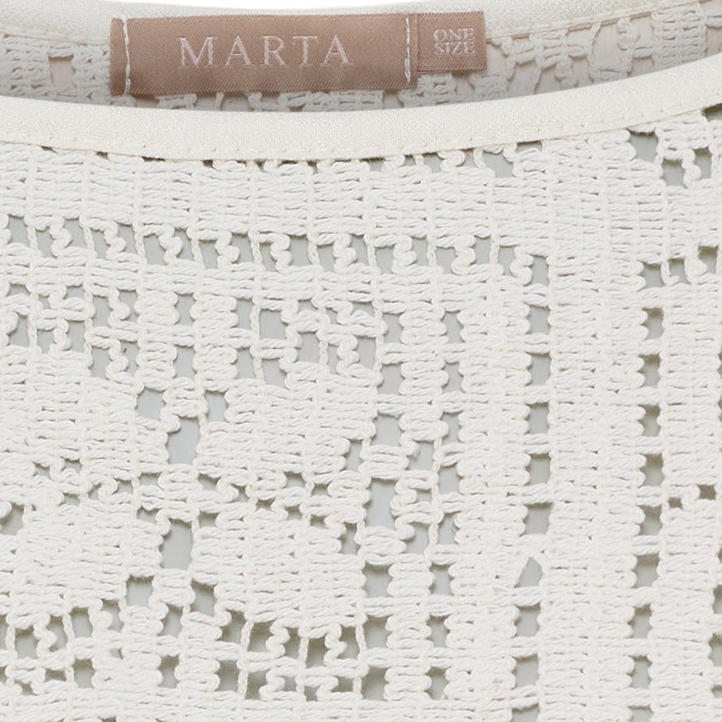 MARTA DU CHATEAU Marta du Chateau dam blus MdcDiora 68533 Blouse Naturale
