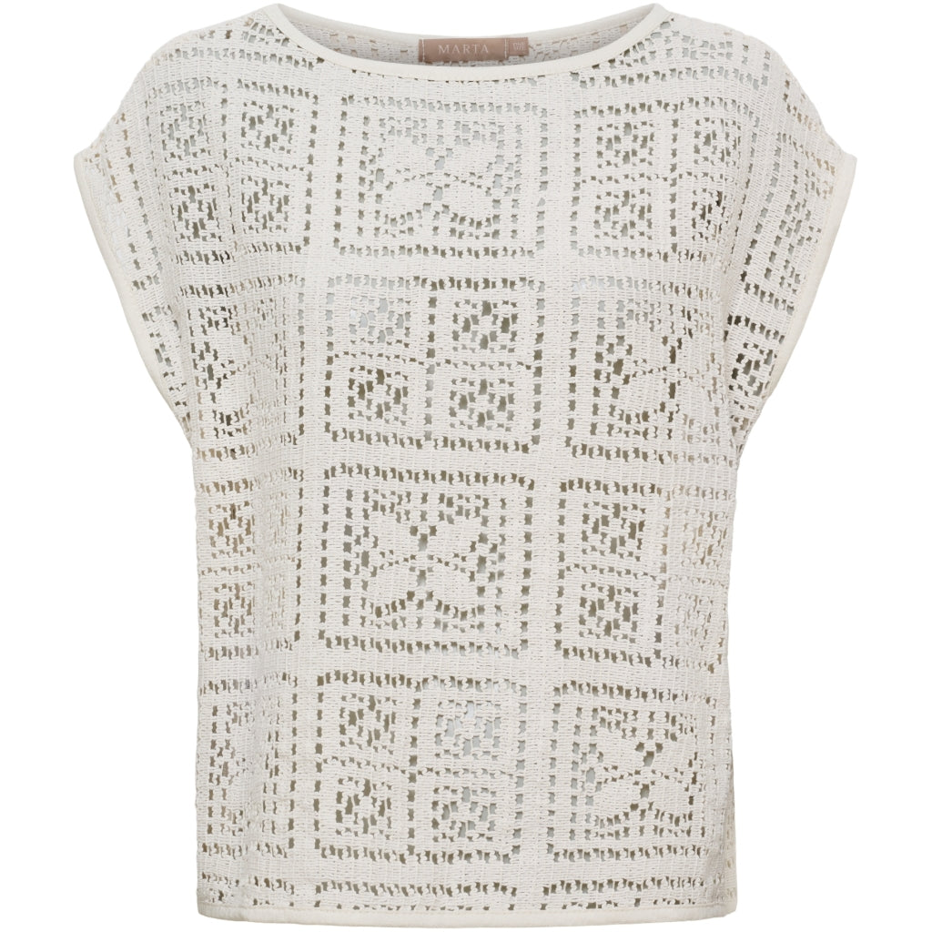MARTA DU CHATEAU Marta du Chateau dam blus MdcDiora 68533 Blouse Naturale