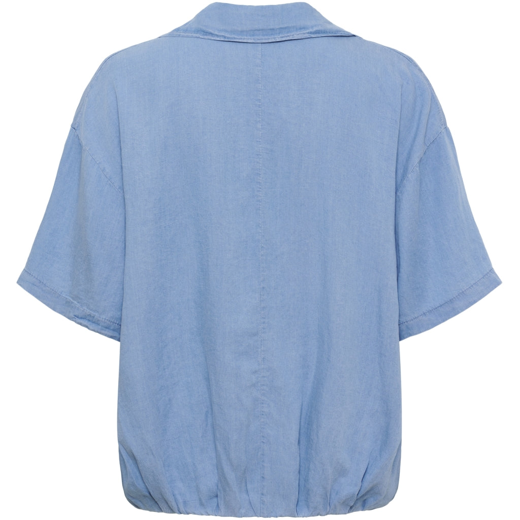 MARTA DU CHATEAU Marta du Chateau dam blus MdcMakayla 8204 Shirt Light blue