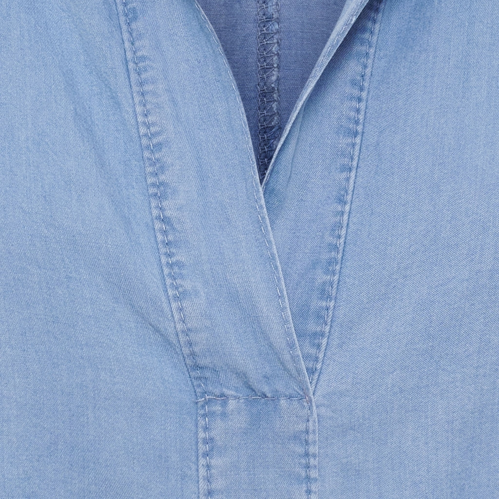 MARTA DU CHATEAU Marta du Chateau dam blus MdcMakayla 8204 Shirt Light blue
