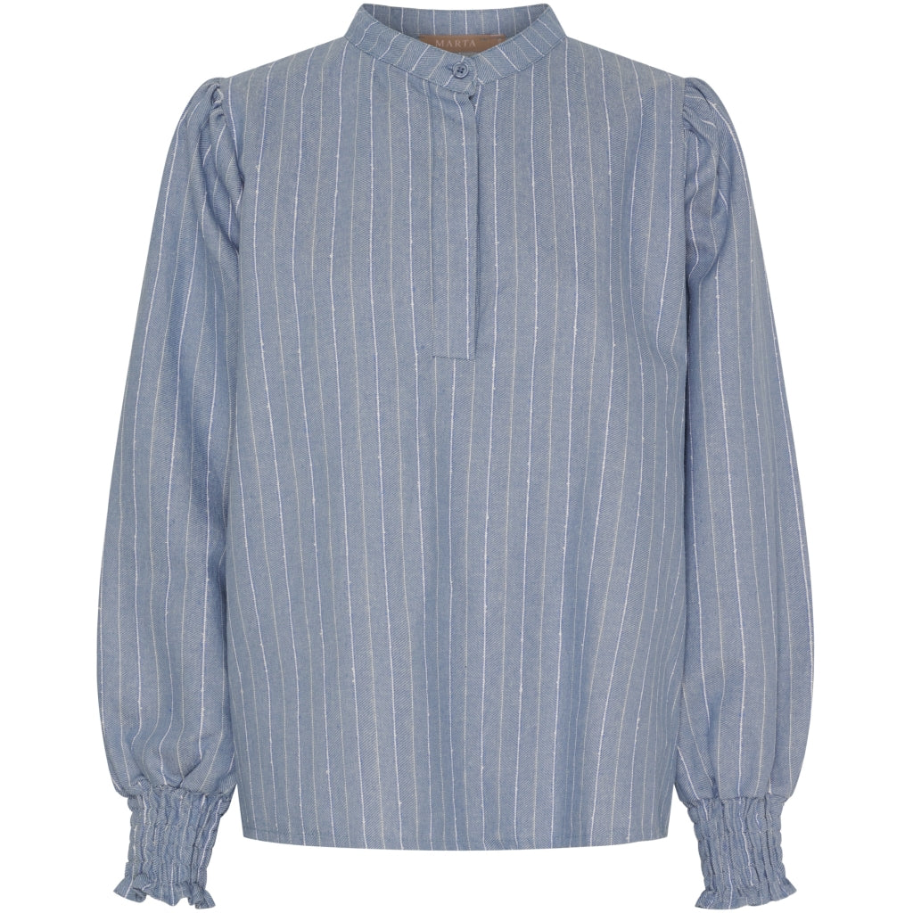 MARTA DU CHATEAU Marta du Chateau dam blus MdcMalou 7913 Blouse Jeans10