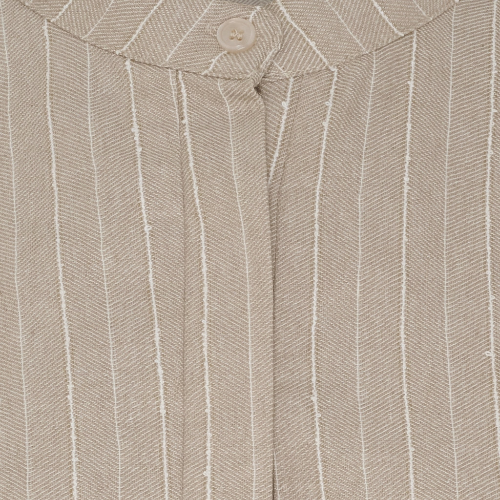 MARTA DU CHATEAU Marta du Chateau dam blus MdcMalou 7913 Blouse Sand2