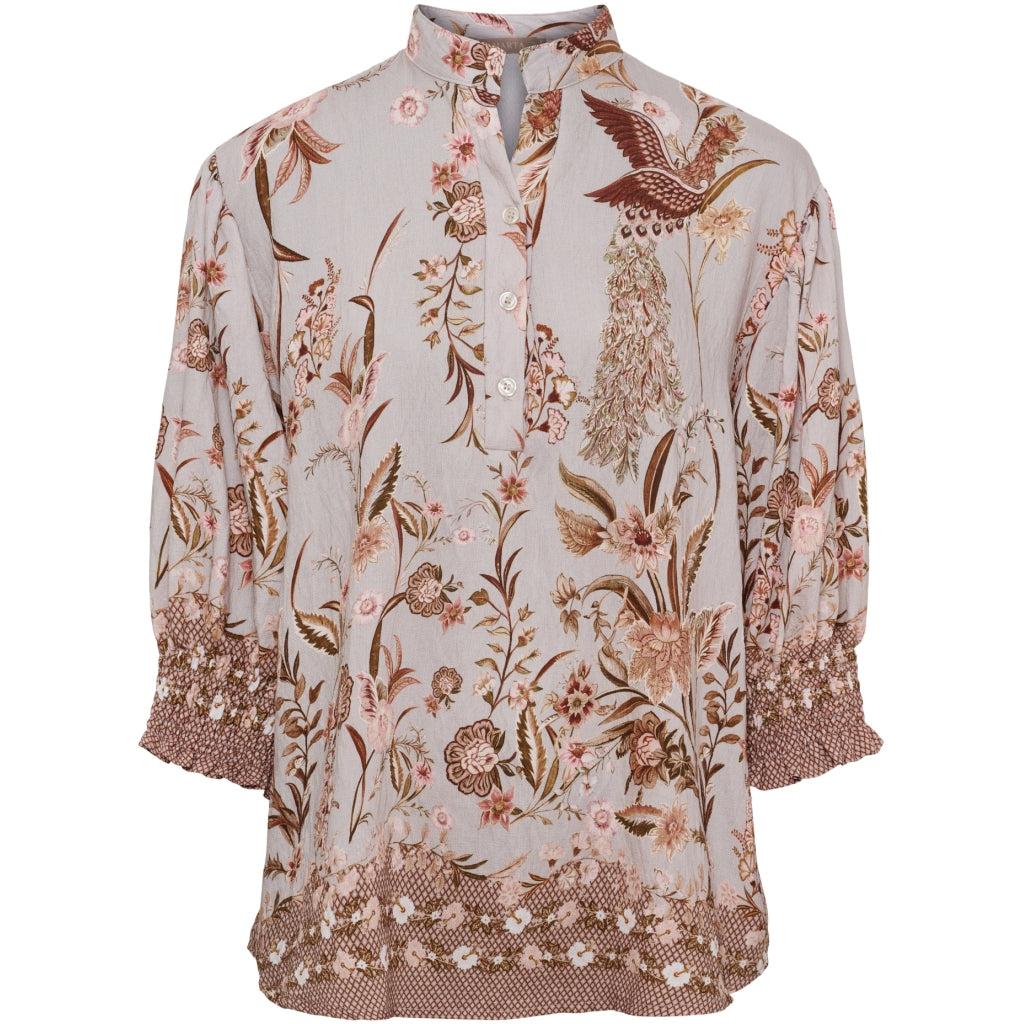 MARTA DU CHATEAU Marta du Chateau dam blus MdcMelisande 7527 Shirt Grey3142tps
