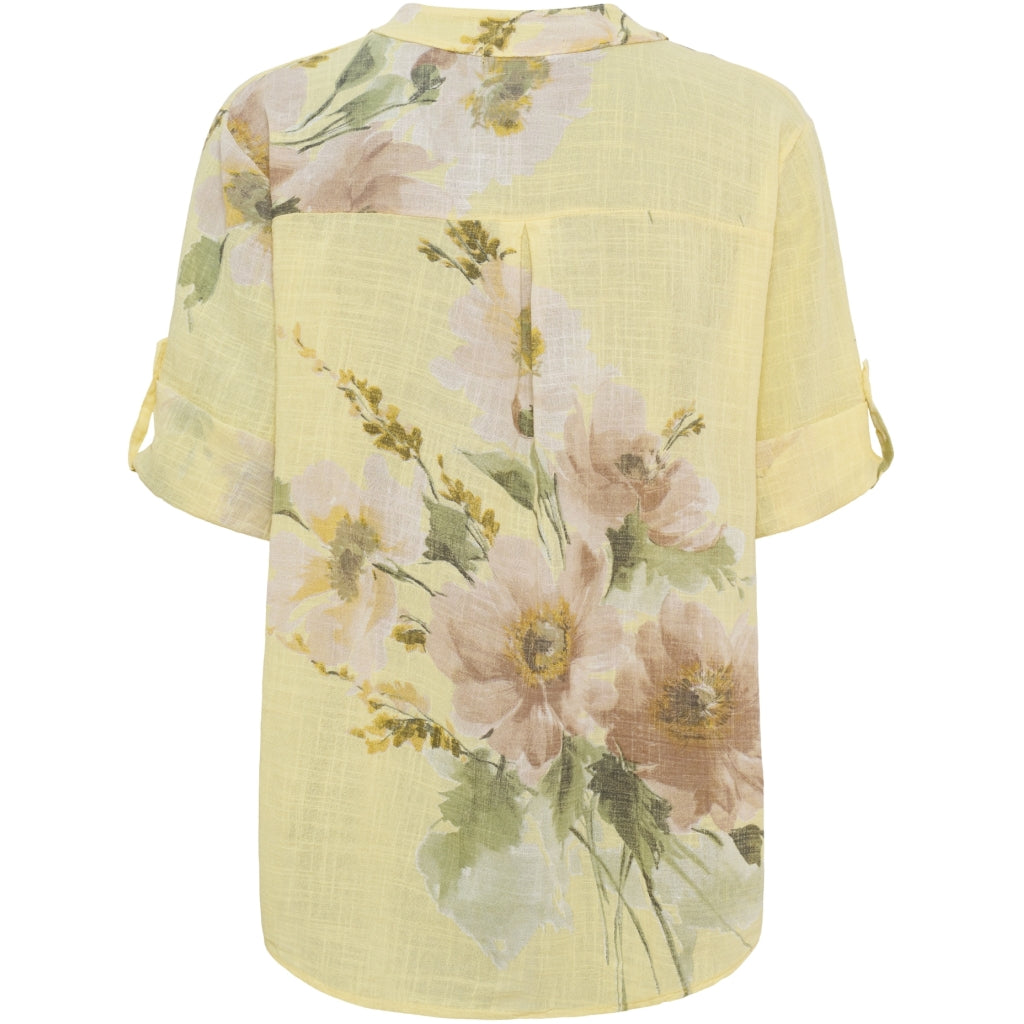 MARTA DU CHATEAU Marta du Chateau dam blus MdcNadira 9122 Shirt Yellow