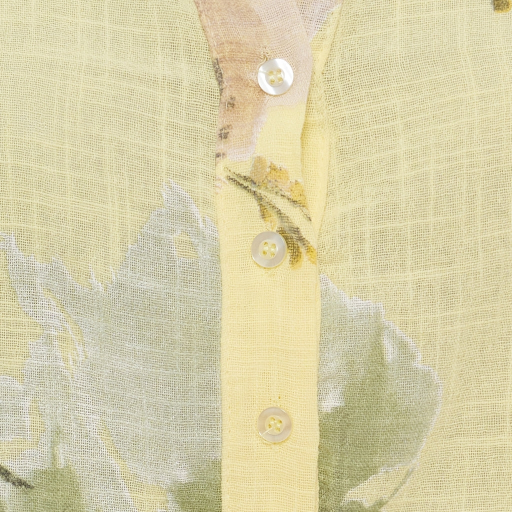 MARTA DU CHATEAU Marta du Chateau dam blus MdcNadira 9122 Shirt Yellow