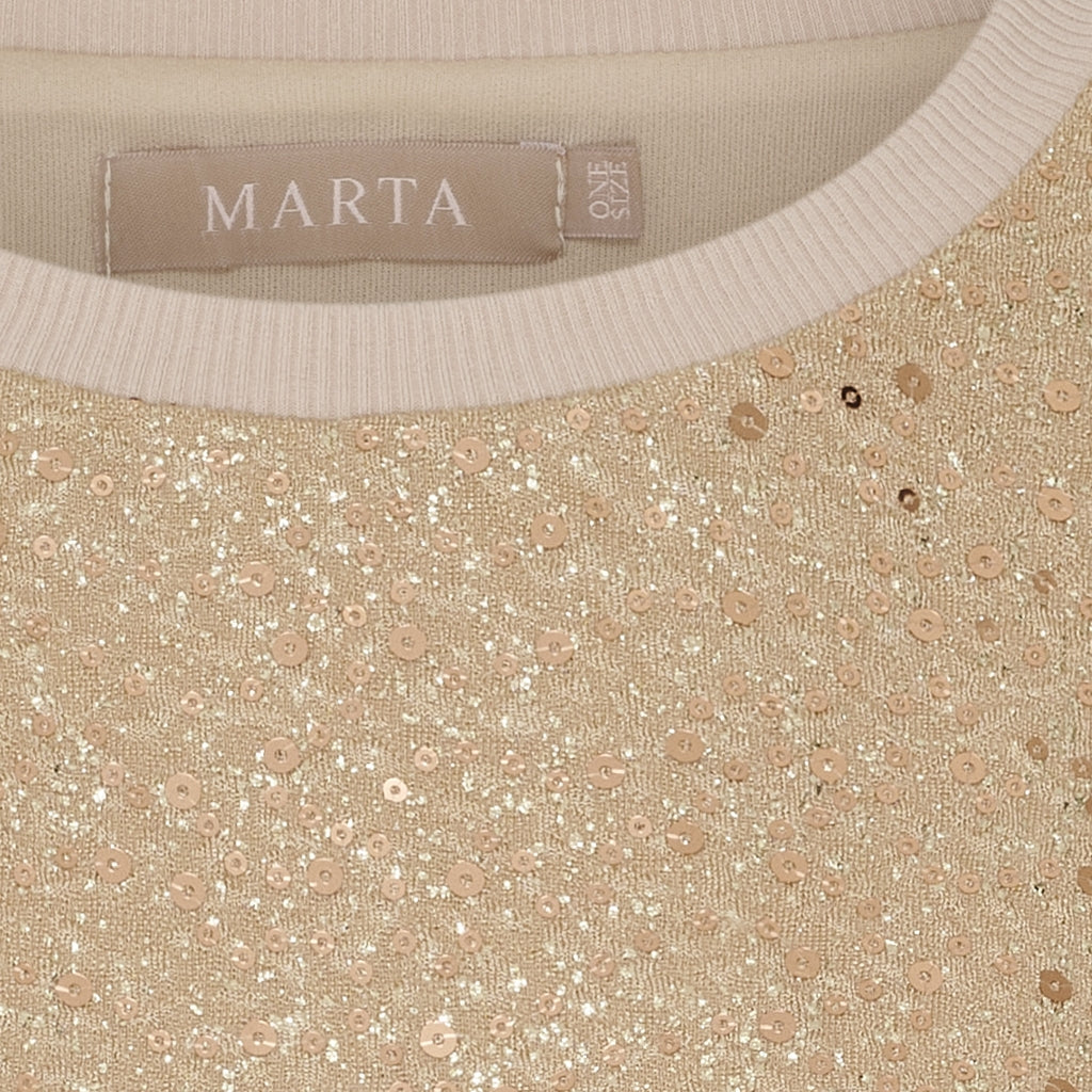 MARTA DU CHATEAU Marta du Chateau dam blus MdcNynne 7693 Blouse Champagne