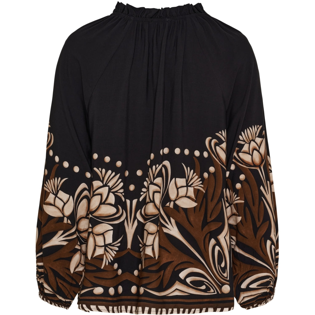 MARTA DU CHATEAU Marta du Chateau dam blus MdcOctavia 003B Shirt BlackNG313BA