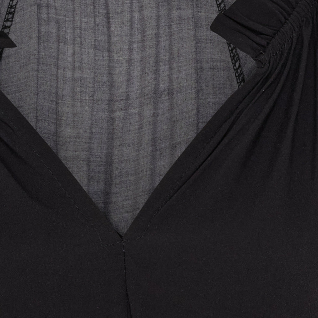 MARTA DU CHATEAU Marta du Chateau dam blus MdcOctavia 003B Shirt BlackNG313BA