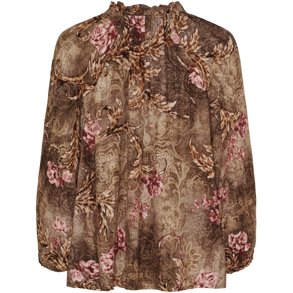 MARTA DU CHATEAU Marta du Chateau dam blus MdcOctavia 003B Shirt FangoVOH4988