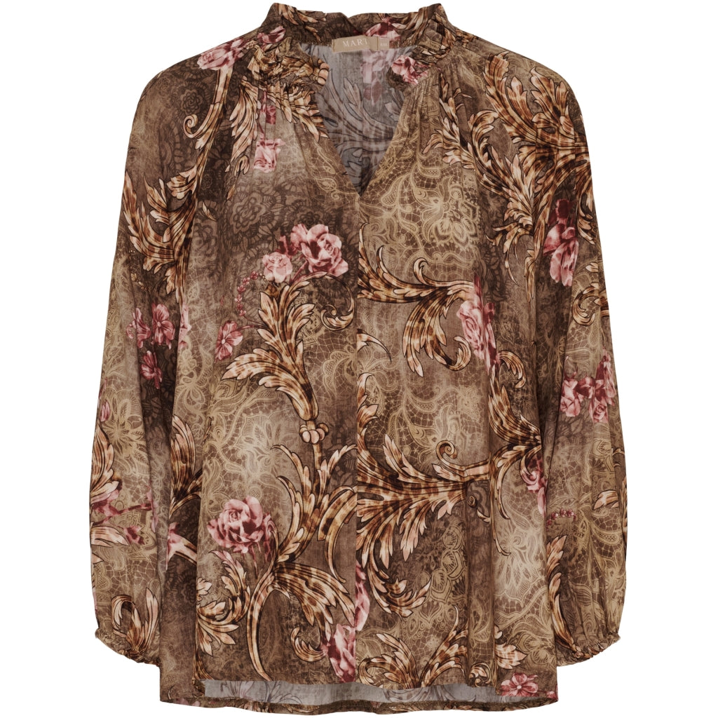 MARTA DU CHATEAU Marta du Chateau dam blus MdcOctavia 003B Shirt FangoVOH4988