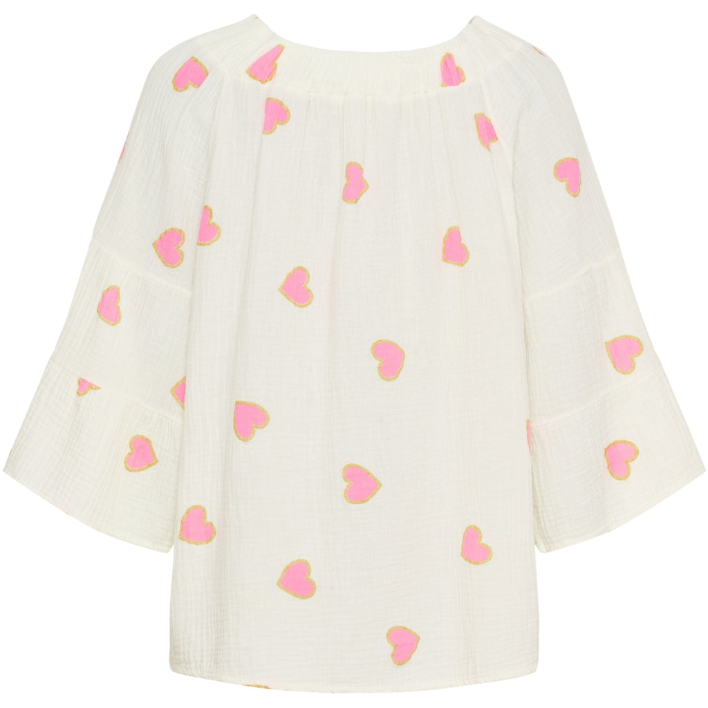 MARTA DU CHATEAU Marta du Chateau dam blus MdcPutte 7316 Shirt Yellow Heart