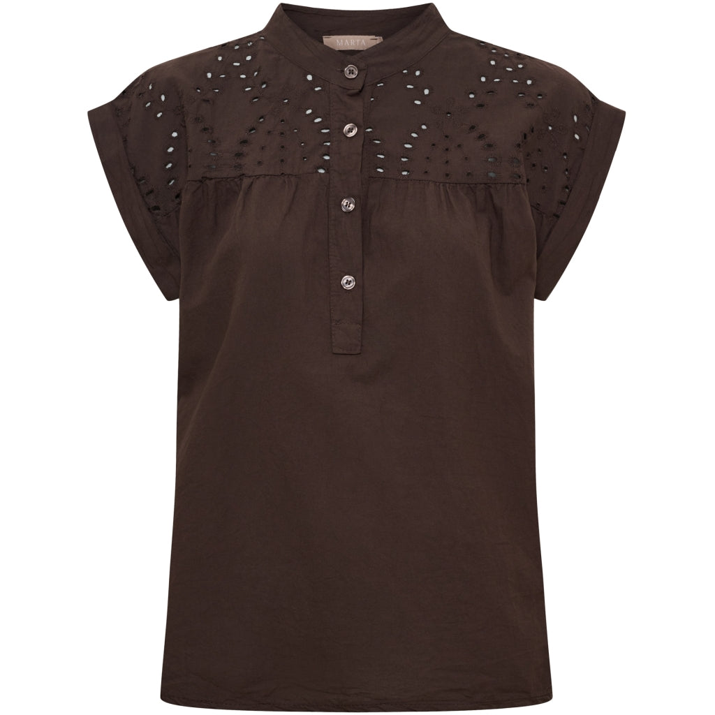 MARTA DU CHATEAU Marta du Chateau dam blus MdcRebekka 8380 Shirt Moro