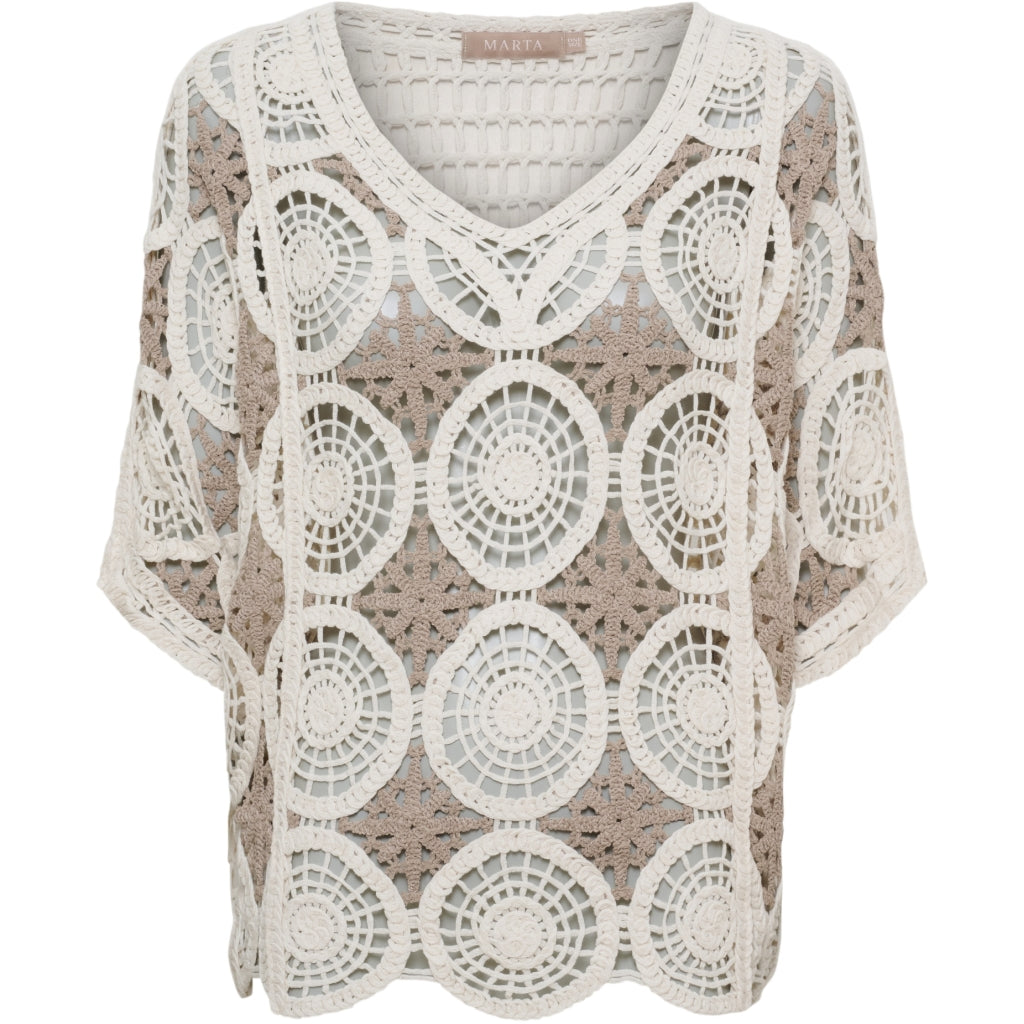 MARTA DU CHATEAU Marta du Chateau dam blus MdcRenny 1017 Blouse Fango