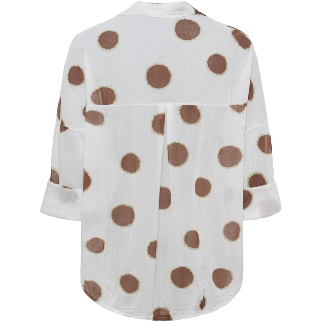 MARTA DU CHATEAU Marta du Chateau dam blus MdcRiva 851928 Blouse Brown