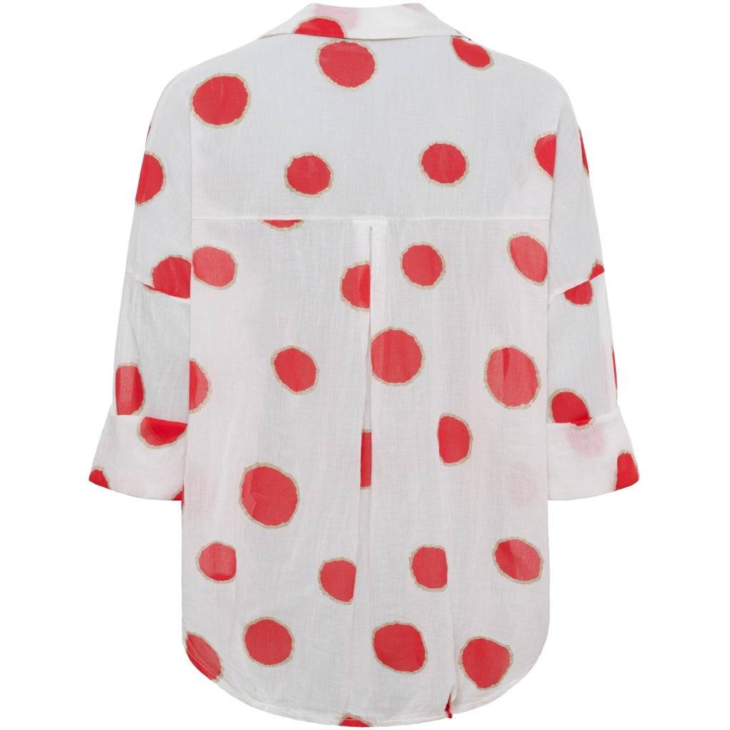 MARTA DU CHATEAU Marta du Chateau dam blus MdcRiva 851928 Blouse Red