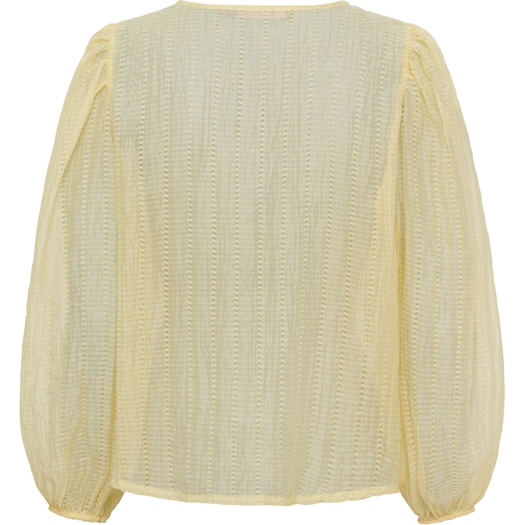 MARTA DU CHATEAU Marta du Chateau dam blus MdcRoselle 58136PM Shirt Yellow