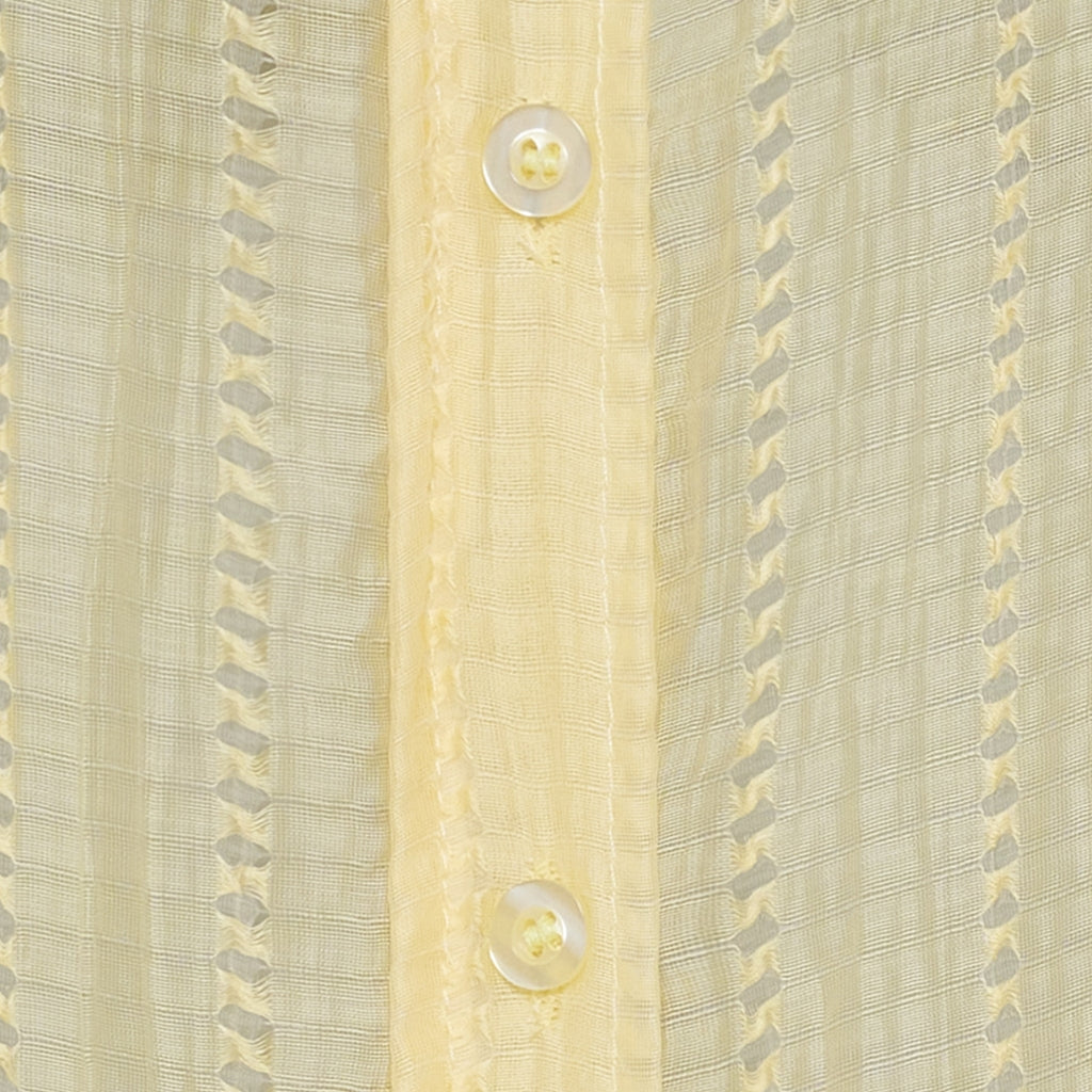 MARTA DU CHATEAU Marta du Chateau dam blus MdcRoselle 58136PM Shirt Yellow