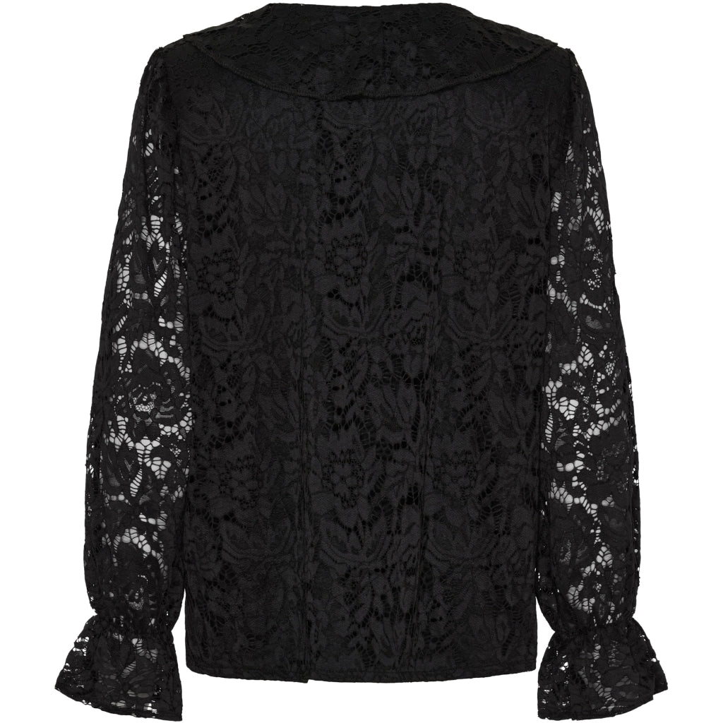 MARTA DU CHATEAU Marta du Chateau dam blus MdcZara 7735 Blouse Black