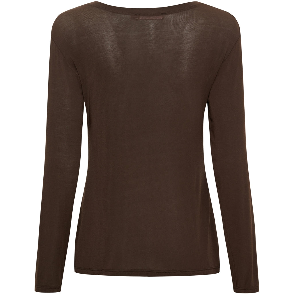 MARTA DU CHATEAU Marta du Chateau dam blus topp MdcElissa solid 7914 Top Moro