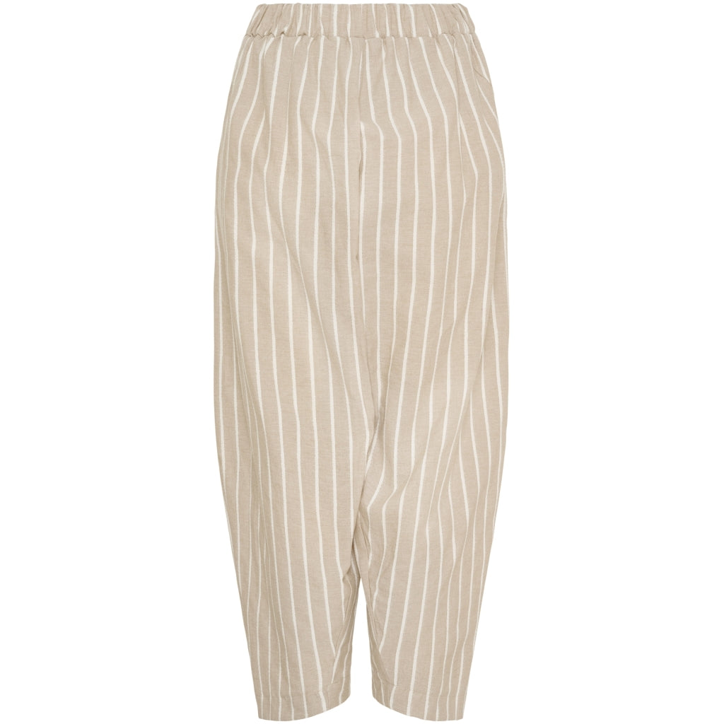 MARTA DU CHATEAU Marta du Chateau dam byxor MdcFausta 16635T Pant BeigeStripeLurex260