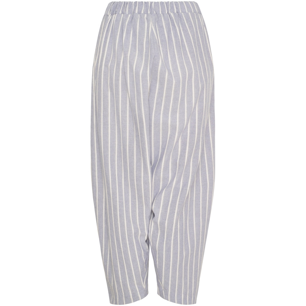 MARTA DU CHATEAU Marta du Chateau dam byxor MdcFausta 16635T Pant BlueStripeLurex900